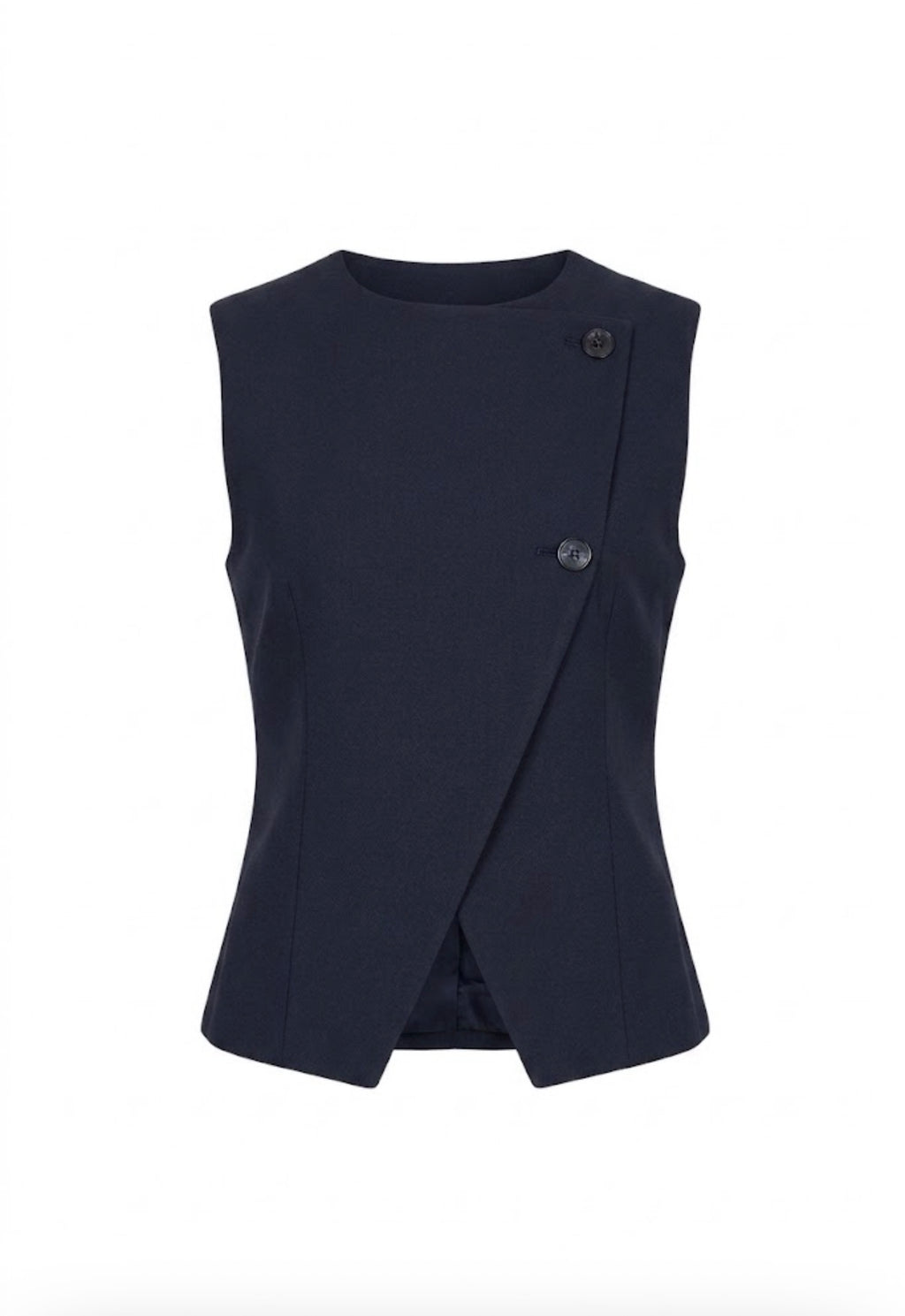 The navy vest