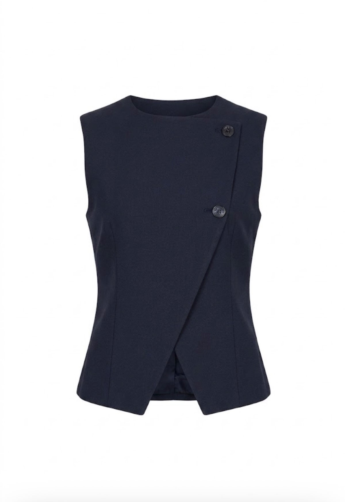 The navy vest